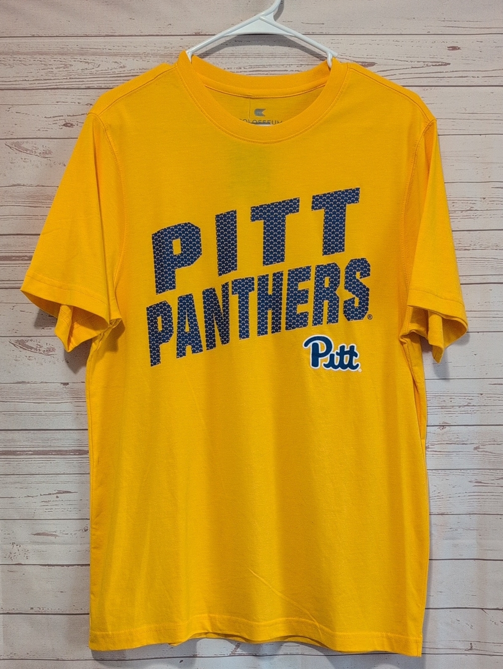 New Colosseum Pitt Pittsburgh Panthers Yellow Graphic Tee H2P